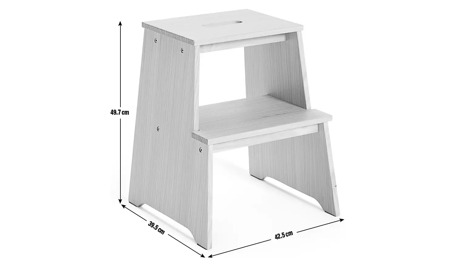 Habitat Seoul Solid Wood Step Stool - Natural