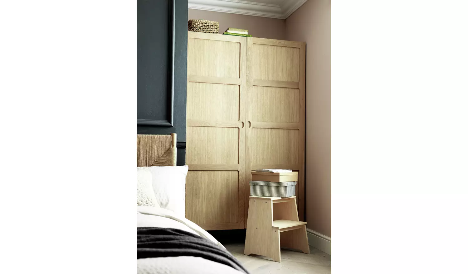 Habitat Seoul Solid Wood Step Stool - Natural