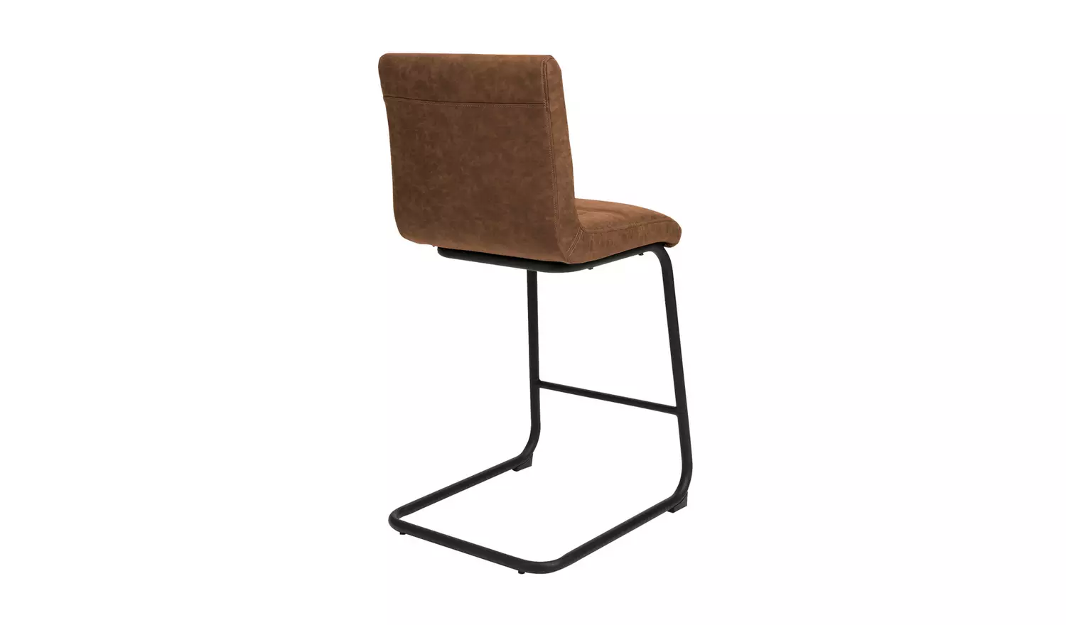 Argos Home Baylor Faux Leather Counter Bar Stool - Brown