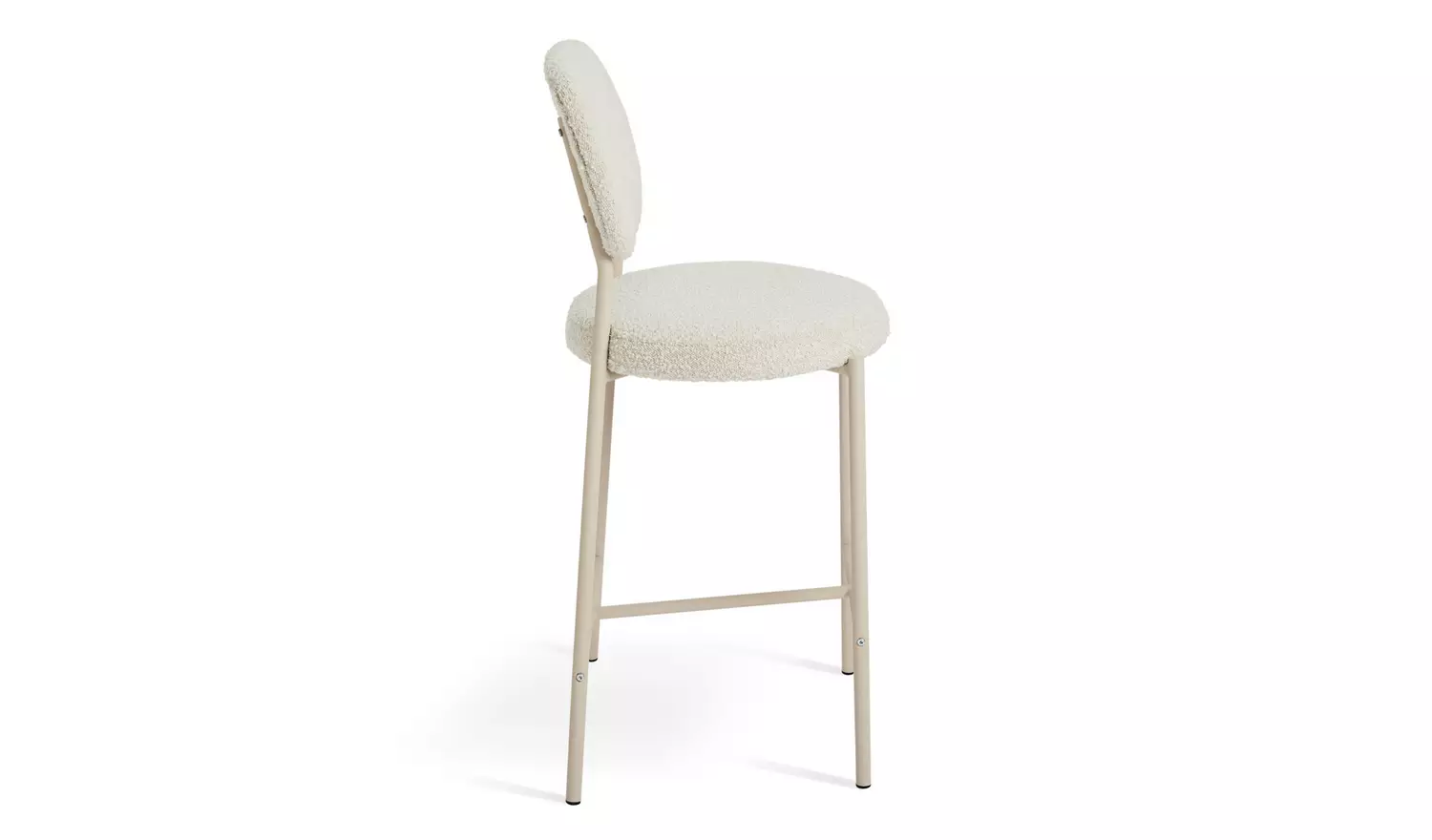 Habitat Orson Boucle Counter Bar Stool - White