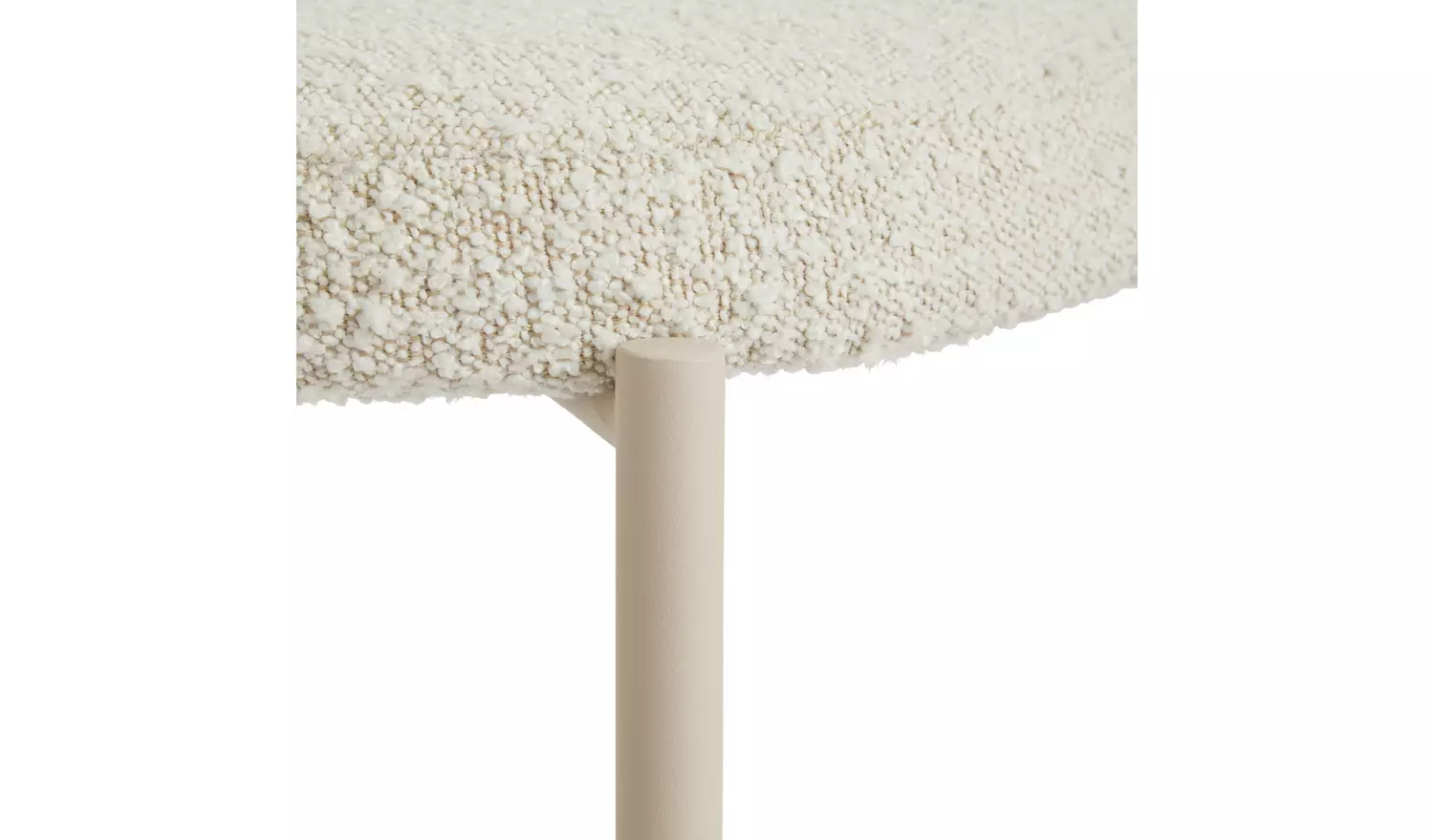 Habitat Orson Boucle Counter Bar Stool - White