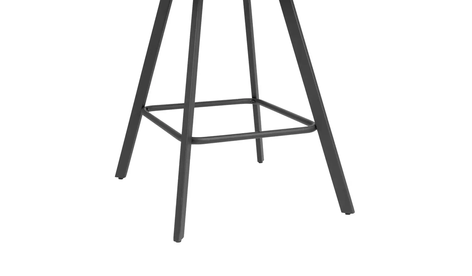 Argos Home Keaton Velvet Counter Bar Stool - Charcoal