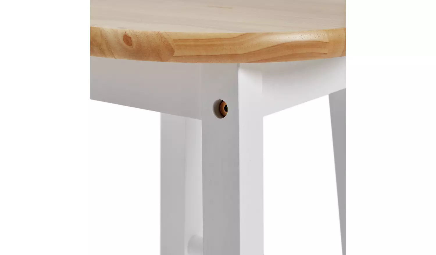 Habitat Pair of Wooden Bar Stools - Two Tone