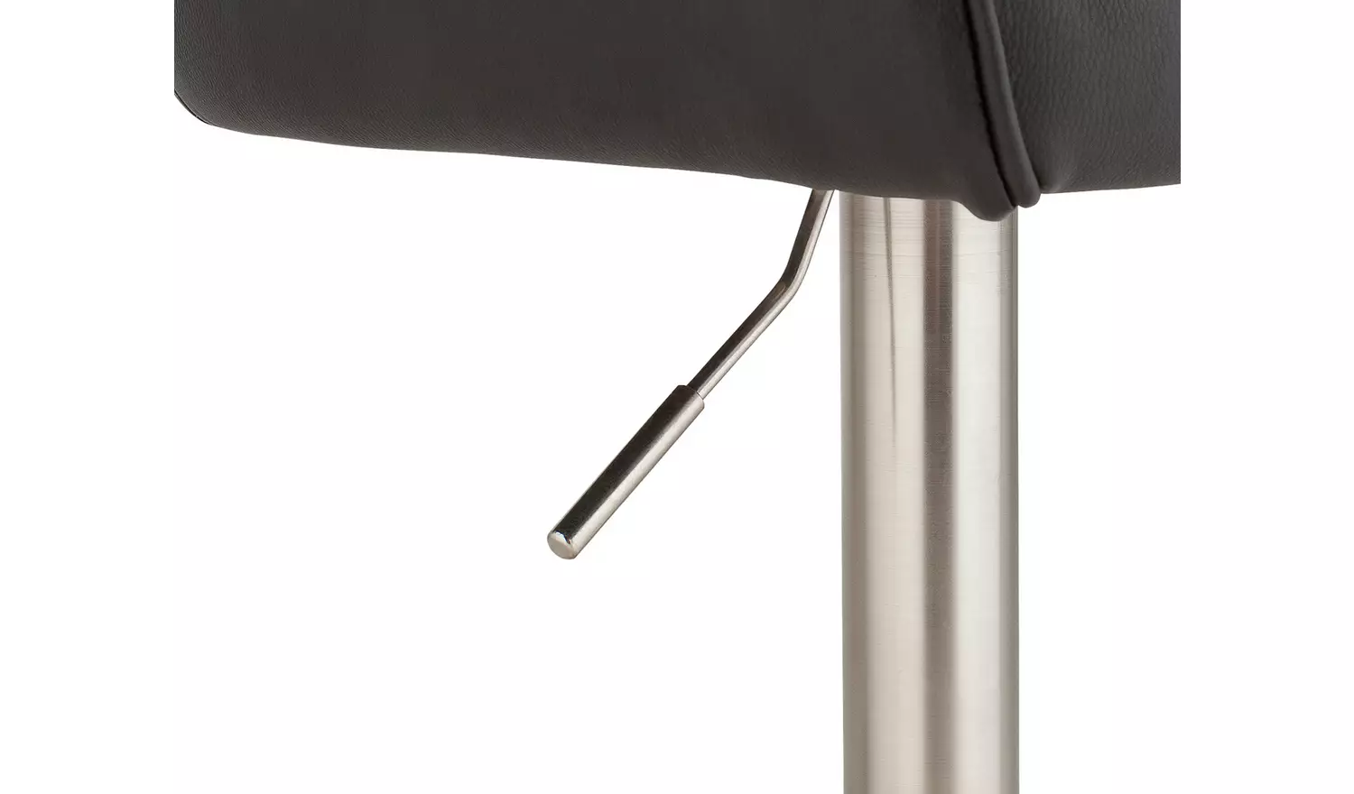 Argos Home Ellington Quilted Faux Leather Bar Stool - Black