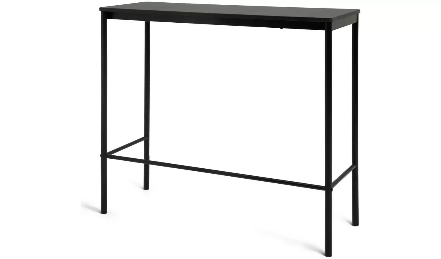 Argos Home Stella Black Bar Table & 2 Black Stools