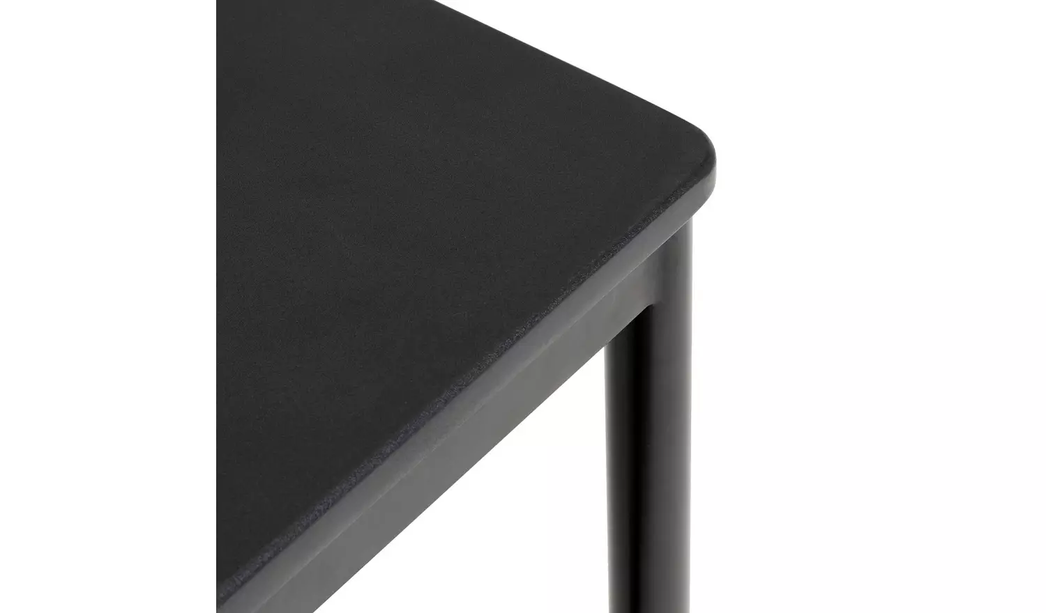 Argos Home Stella Black Bar Table & 2 Black Stools