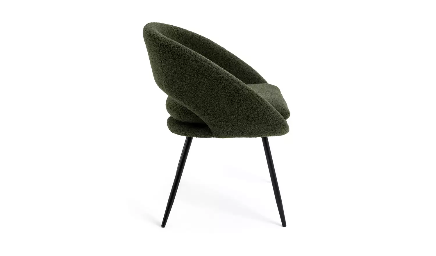 Habitat Hermione Boucle Chair - Green