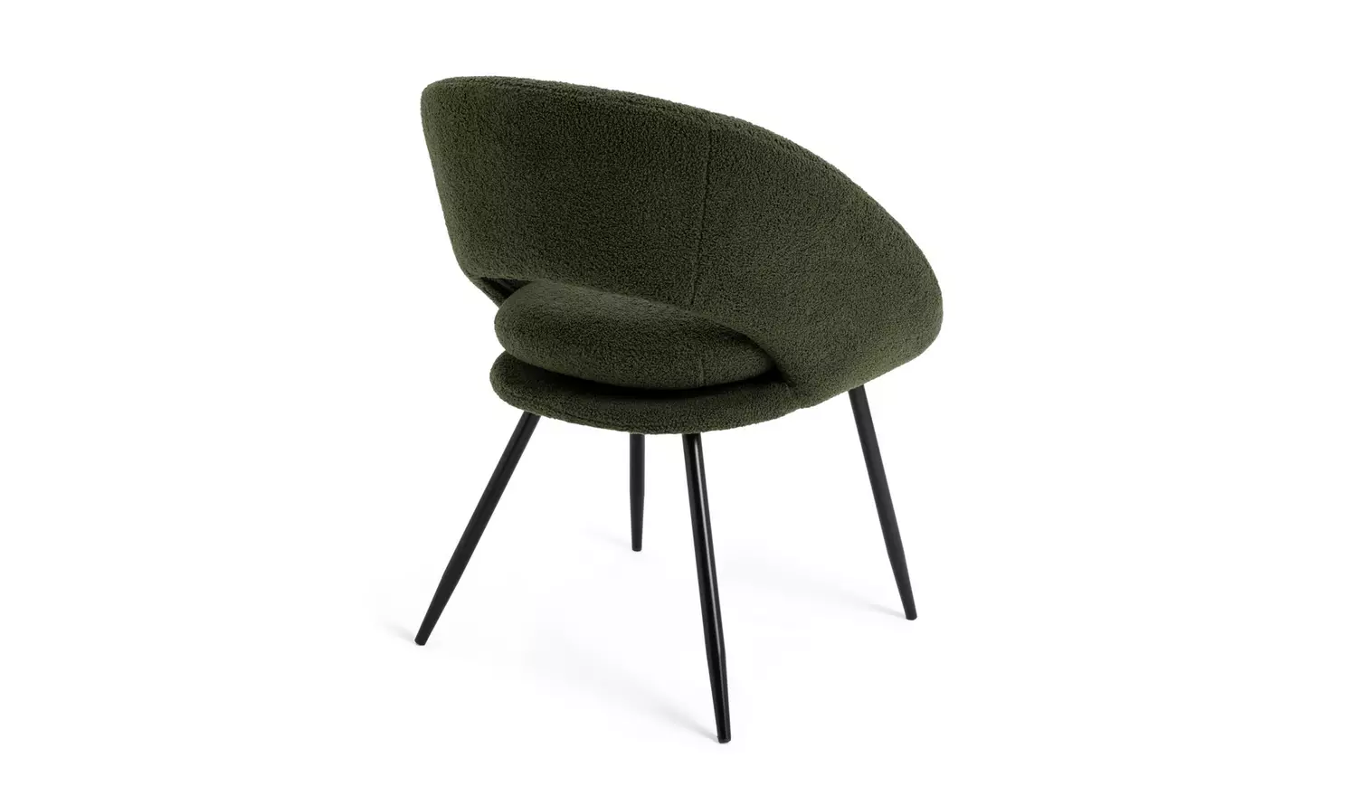 Habitat Hermione Boucle Chair - Green