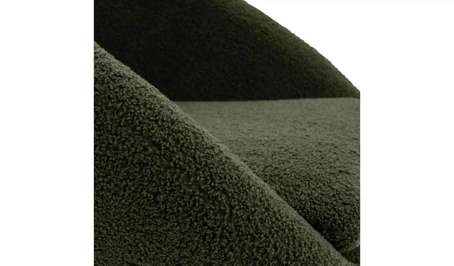 Habitat Hermione Boucle Chair - Green