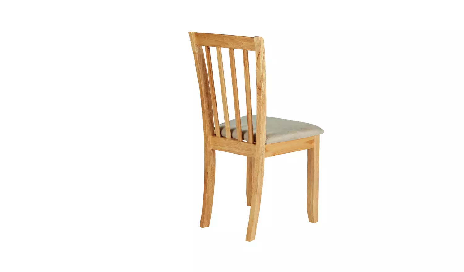 Argos Home Banbury Pair of Solid Wood Dining Chairs- Natural