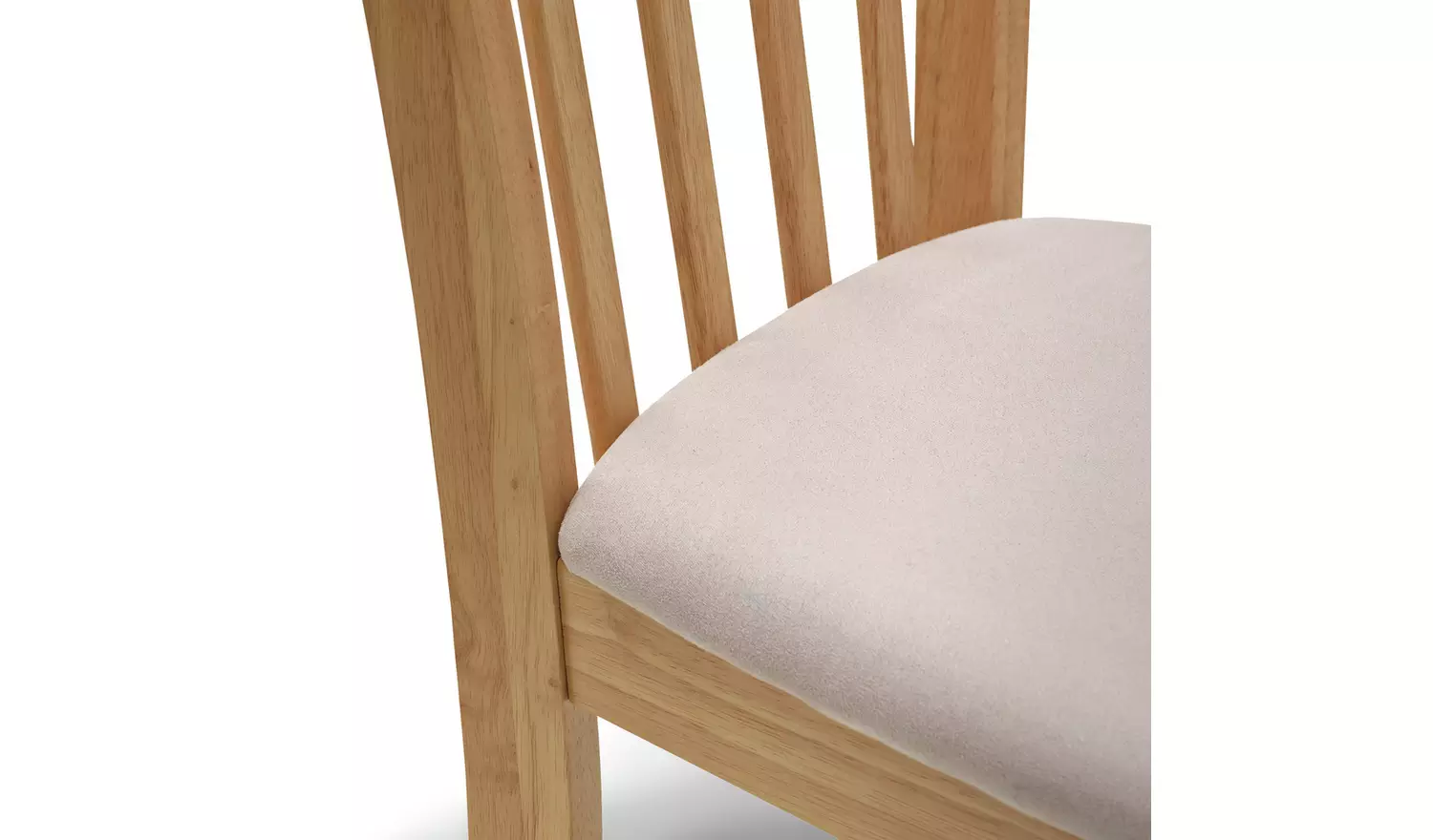 Argos Home Banbury Pair of Solid Wood Dining Chairs- Natural