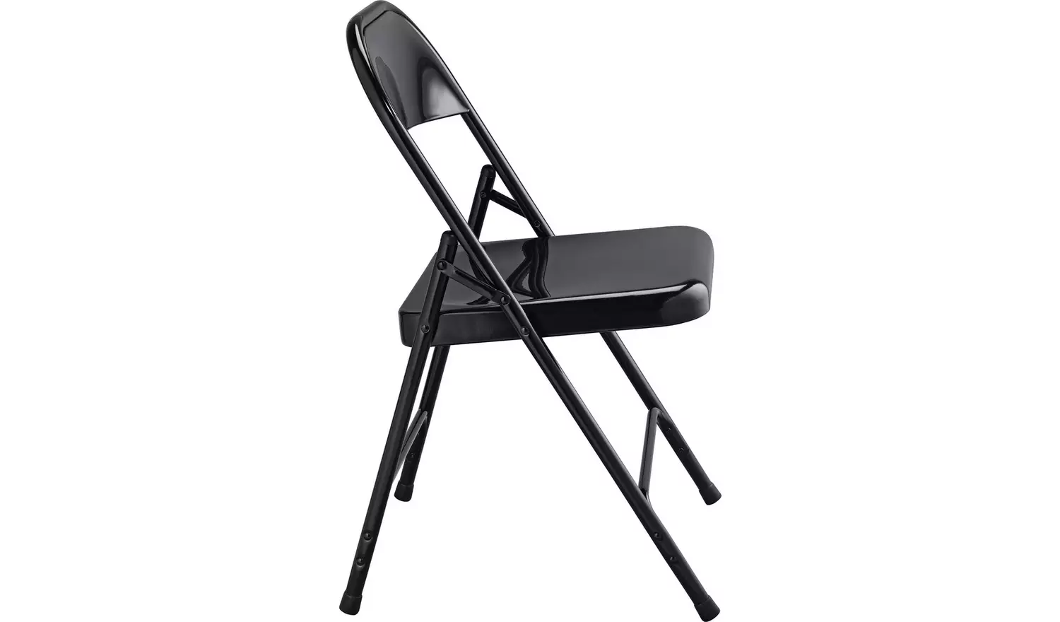 Habitat Macadam Metal Folding Chair - Black