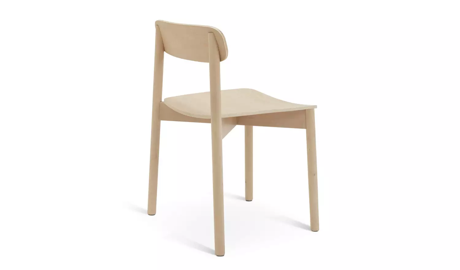 Habitat Nina Solid Birch Dining Chair - Natural