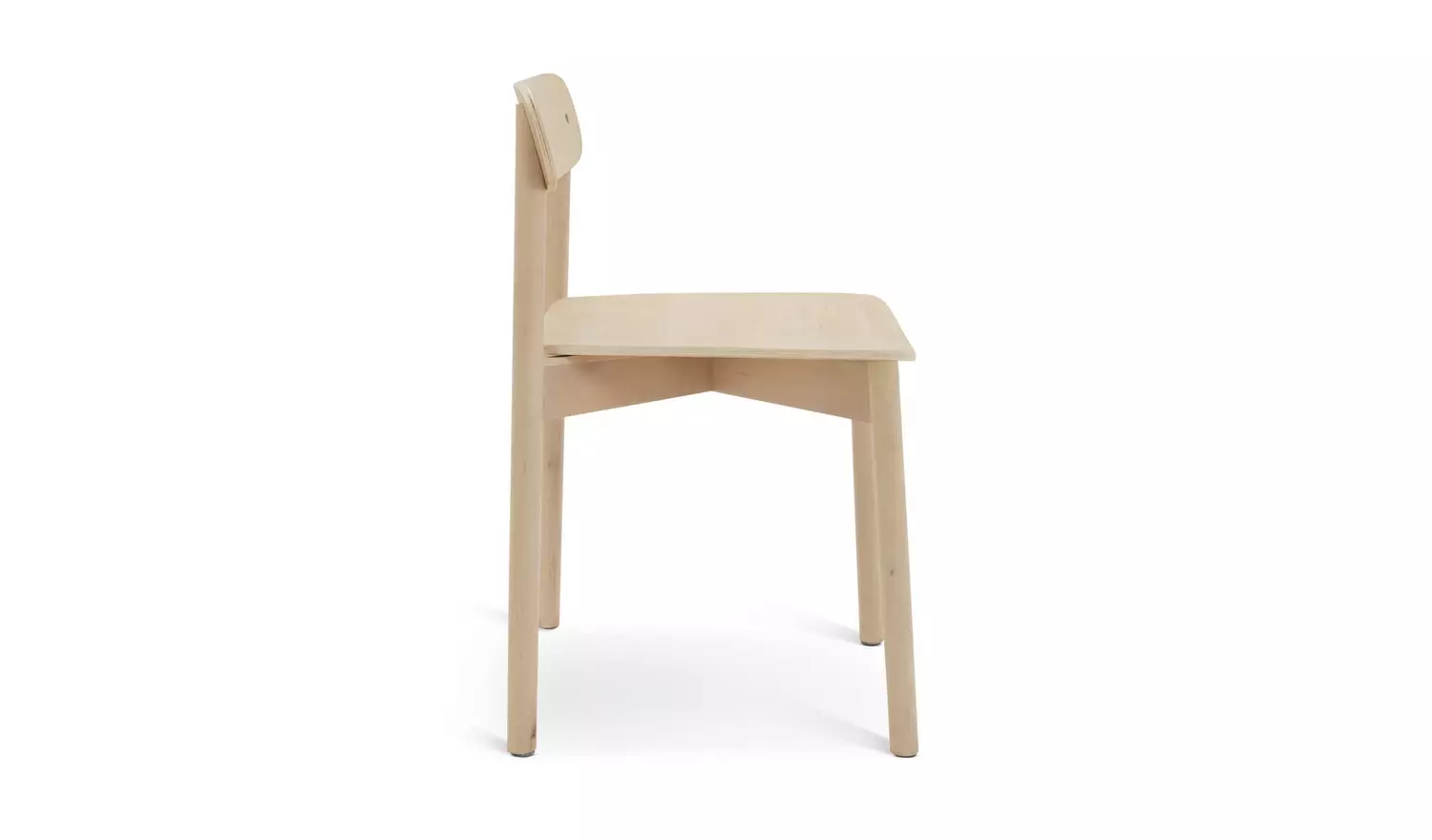 Habitat Nina Solid Birch Dining Chair - Natural