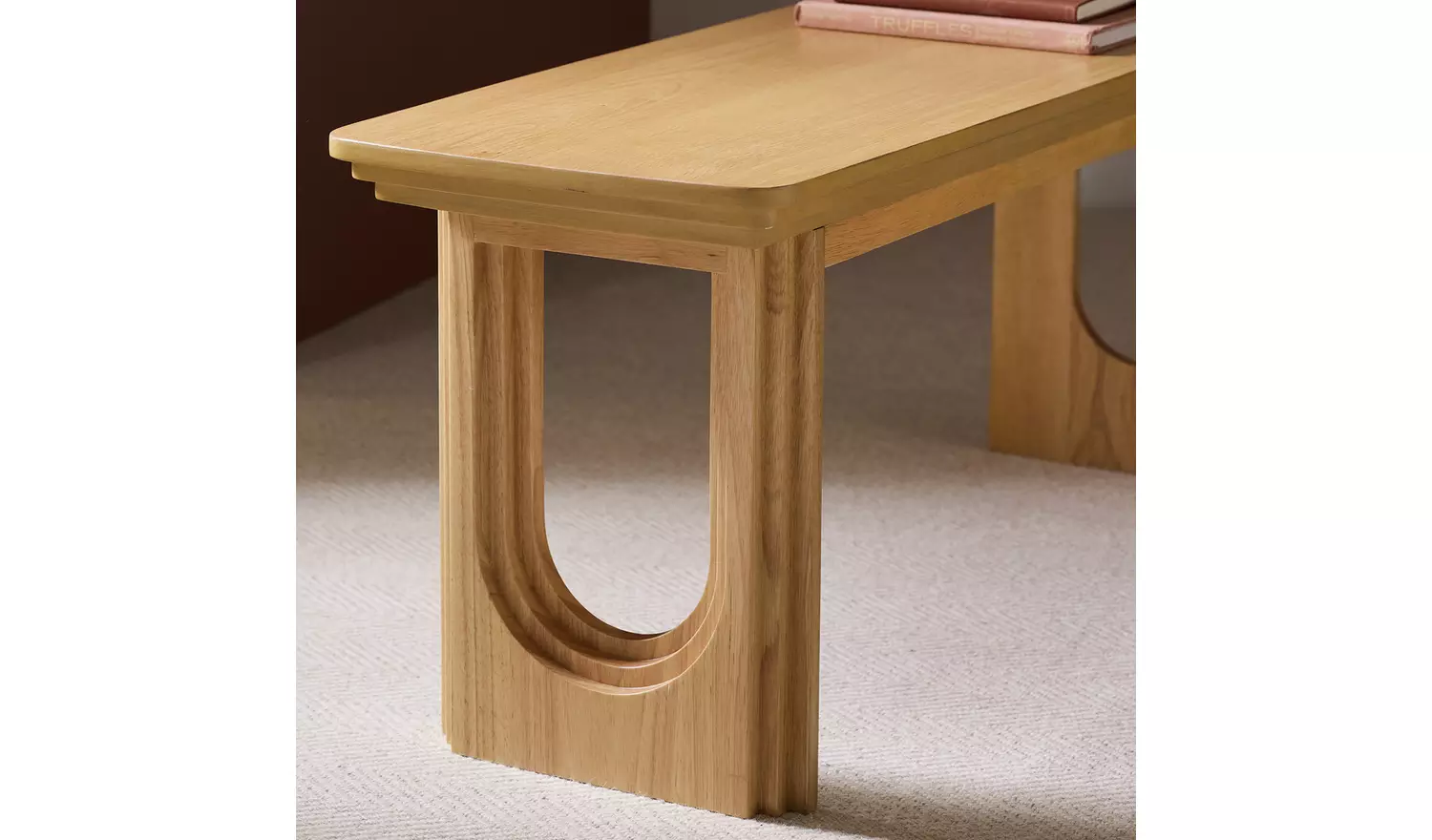 Habitat Trezy Pair of 2 Dining Benches - Natural