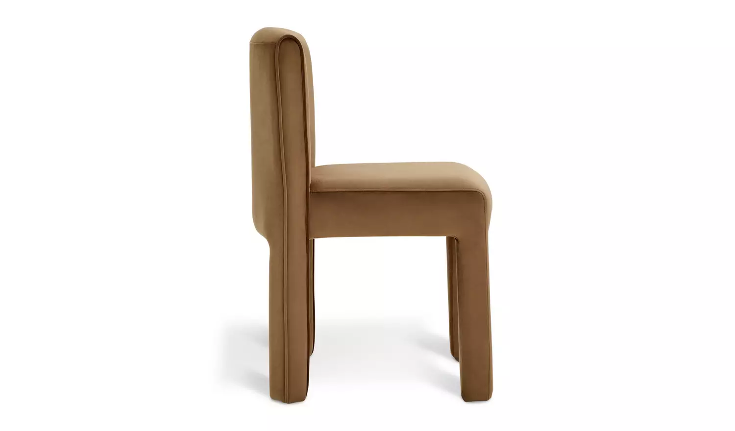 Habitat Bastian Velvet Dining Chair - Natural