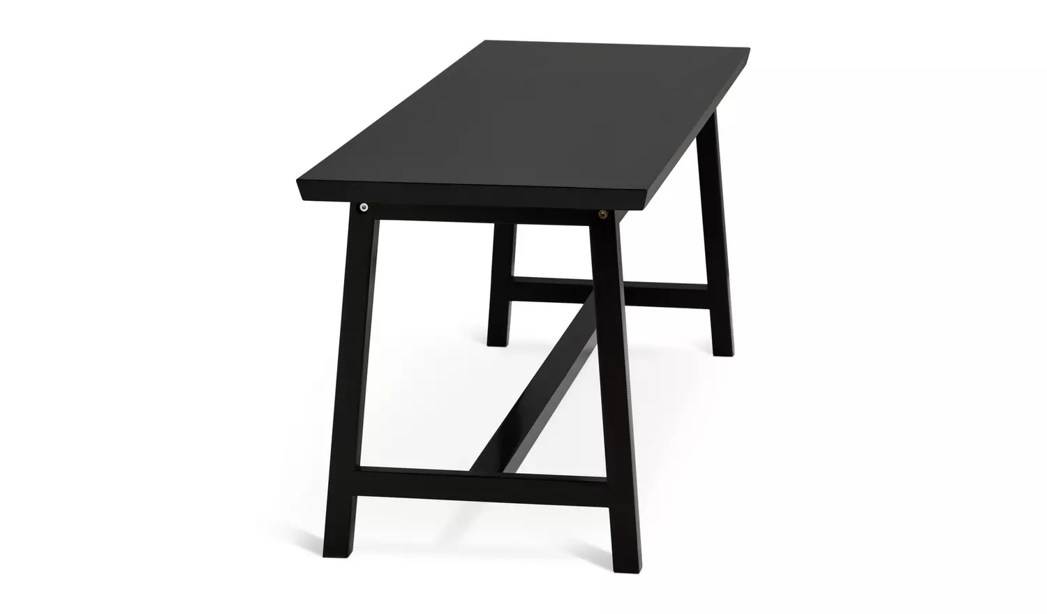 Habitat Kyoto Solid Wood Dining Bench - Black