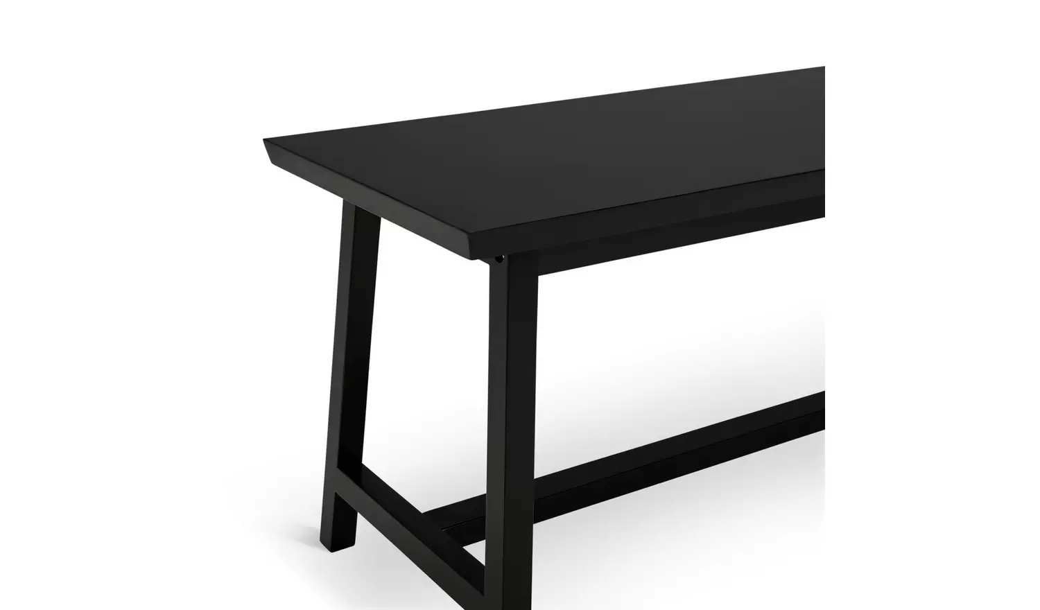 Habitat Kyoto Solid Wood Dining Bench - Black