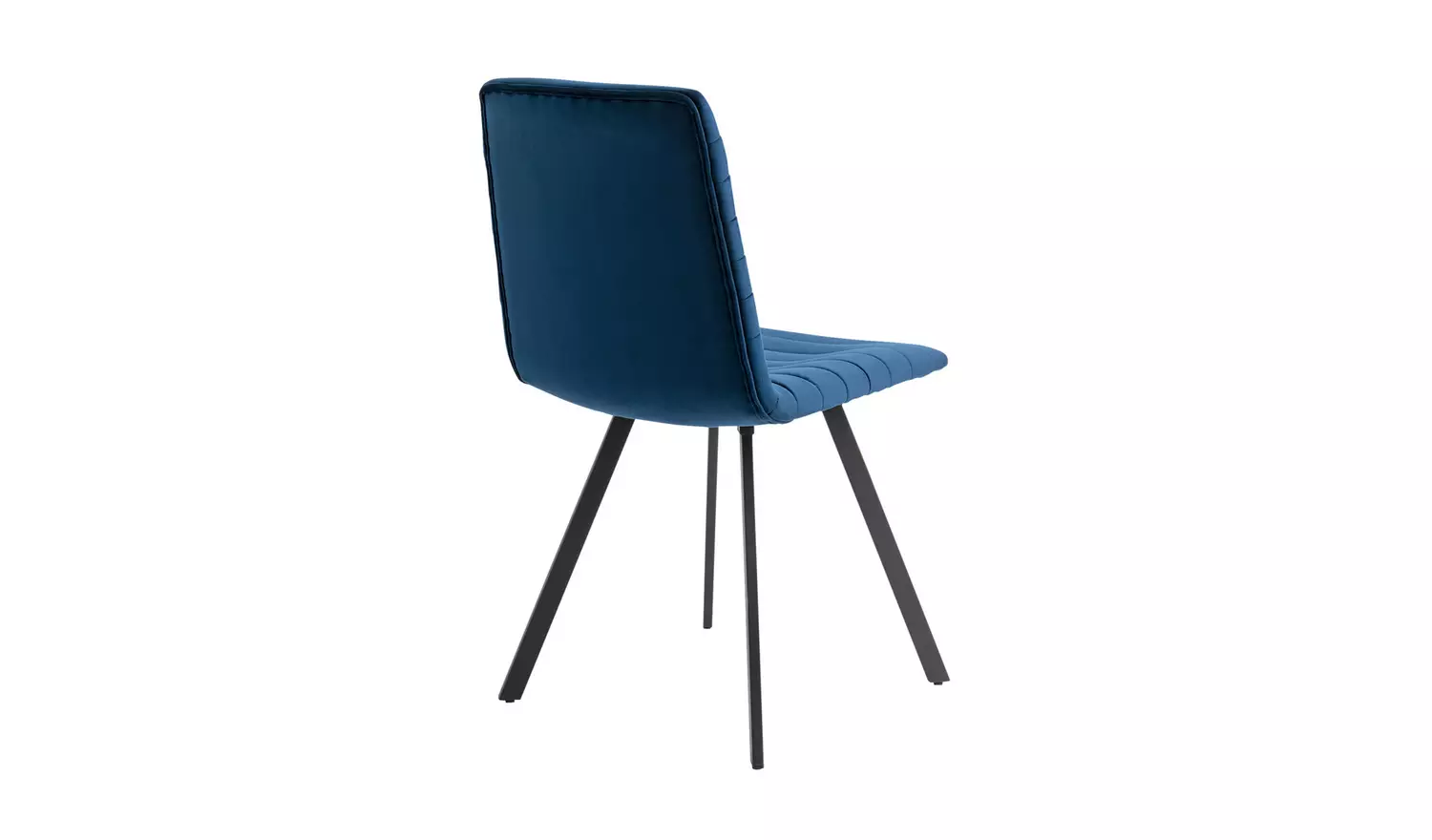 Argos Home Keaton Pair of Velvet Dining Chairs - Dark Blue