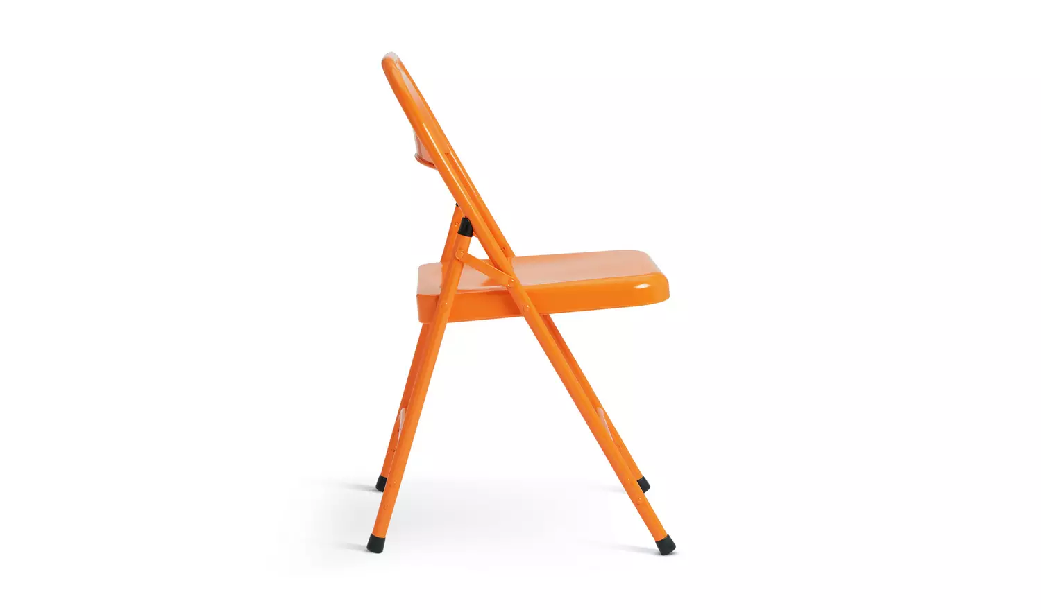 Habitat Macadam Metal Folding Chair - Orange