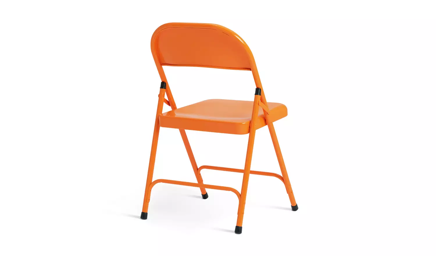Habitat Macadam Metal Folding Chair - Orange