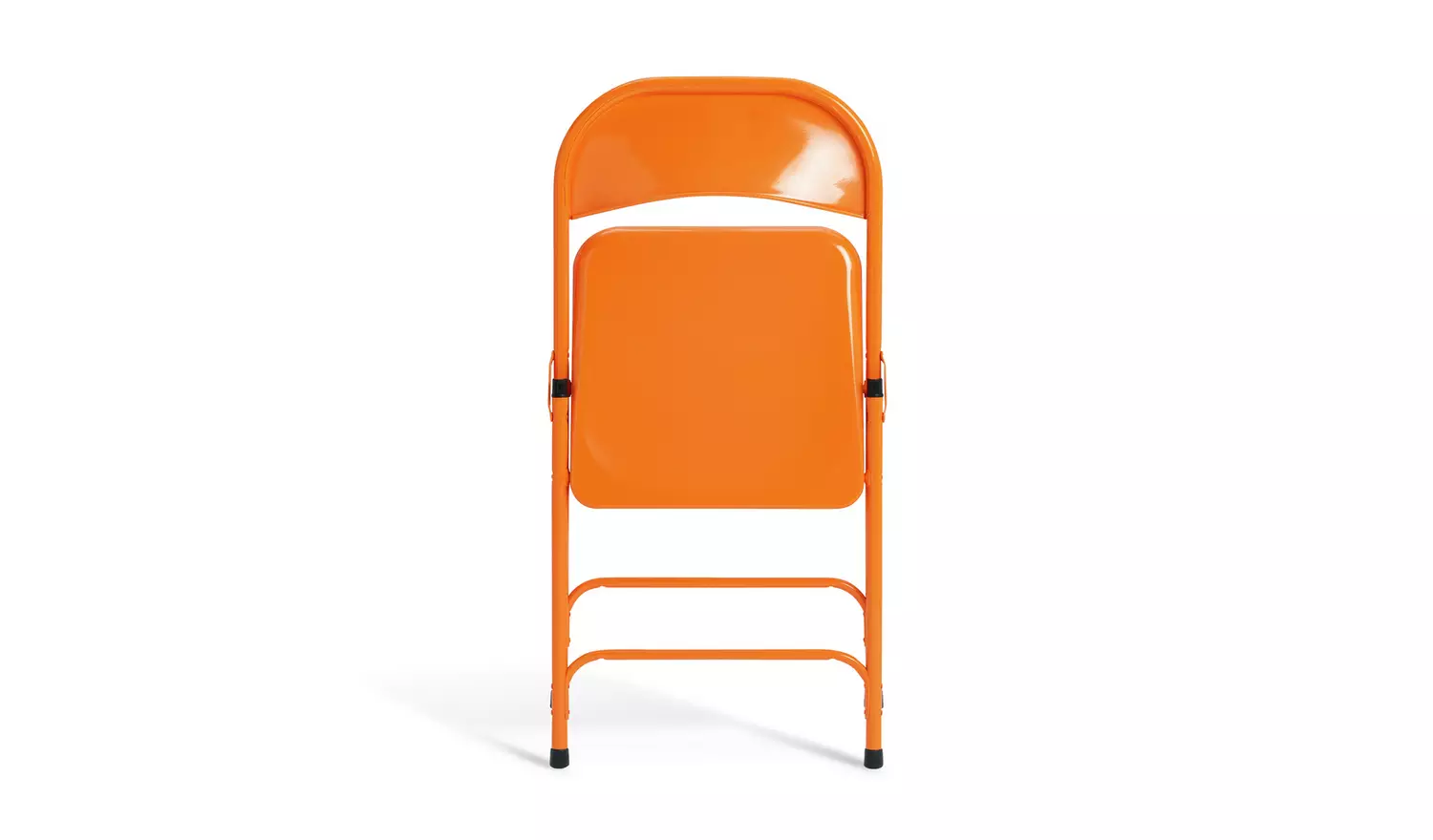 Habitat Macadam Metal Folding Chair - Orange