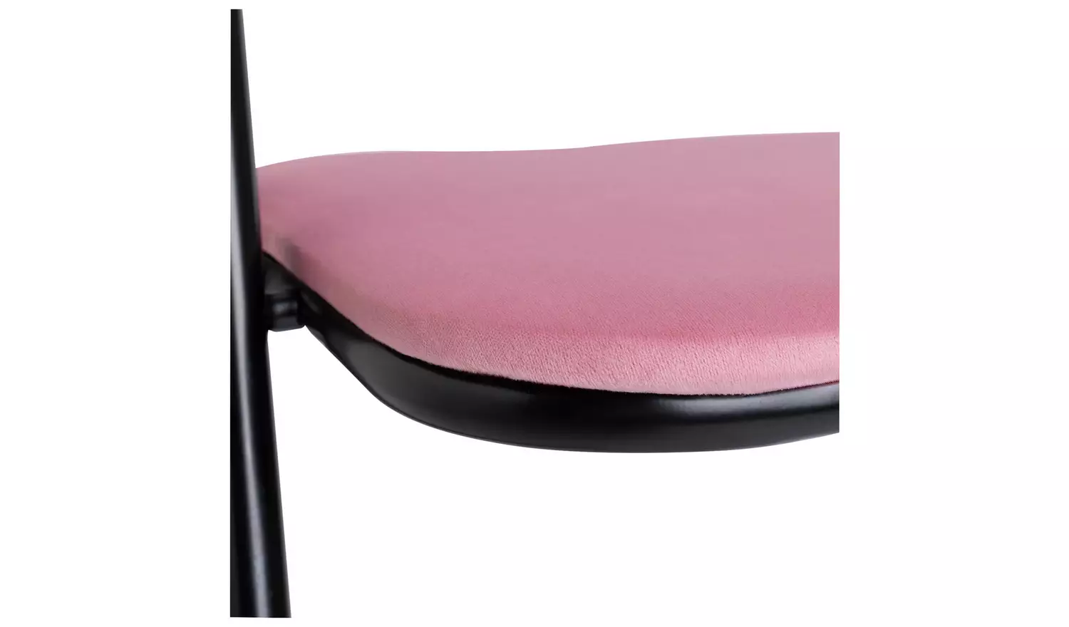Argos Home Nyla Velvet Folding Dining Chair - Pink