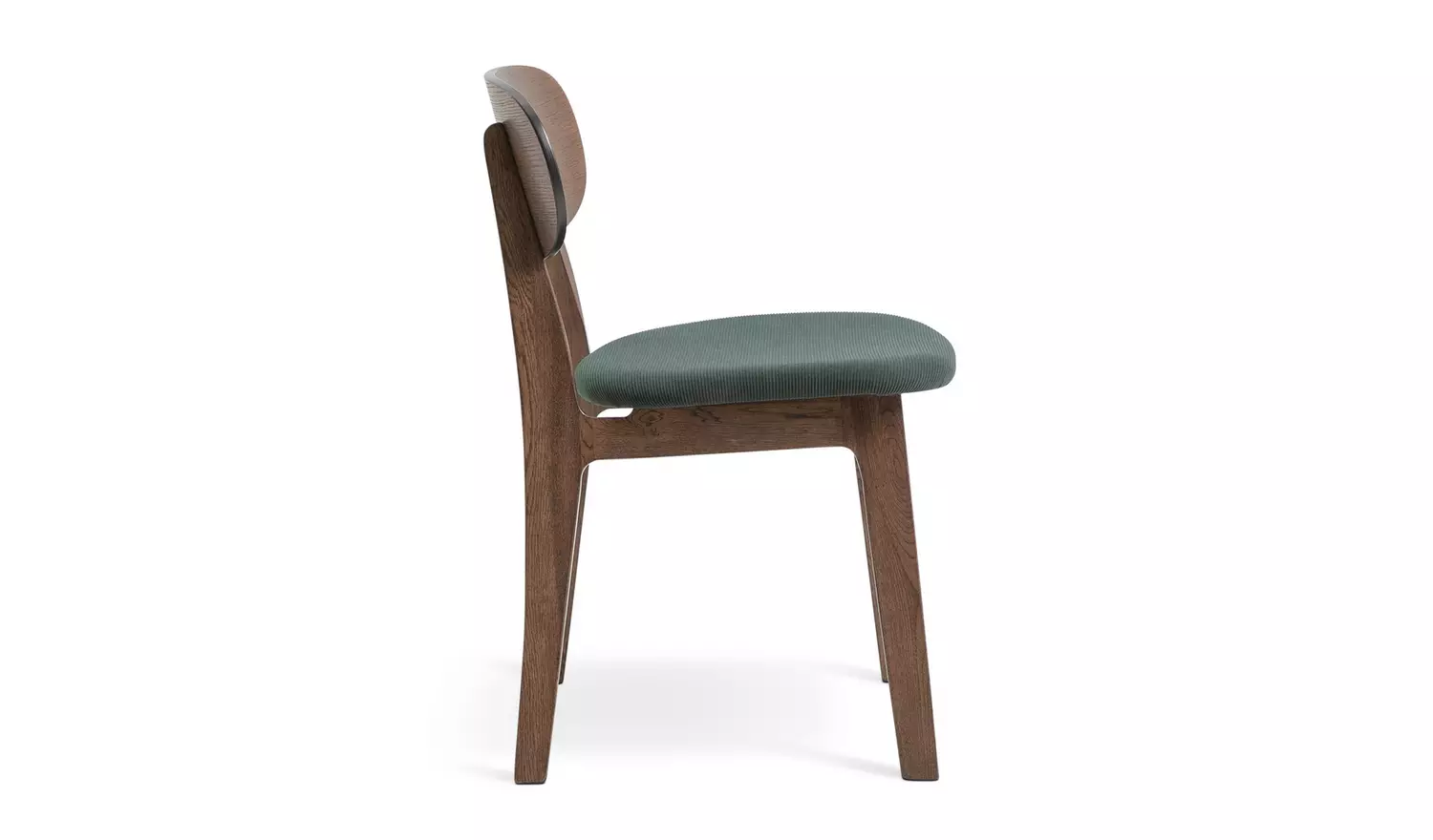 Habitat x Scion Esala Pair of Fabric Dining Chairs - Walnut