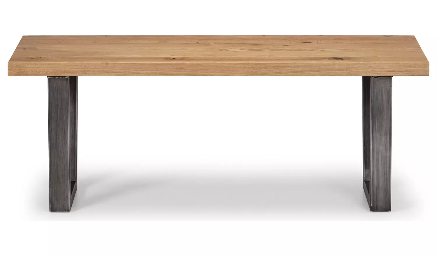 Julian Bowen Brooklyn Oak Dining Bench - Natural