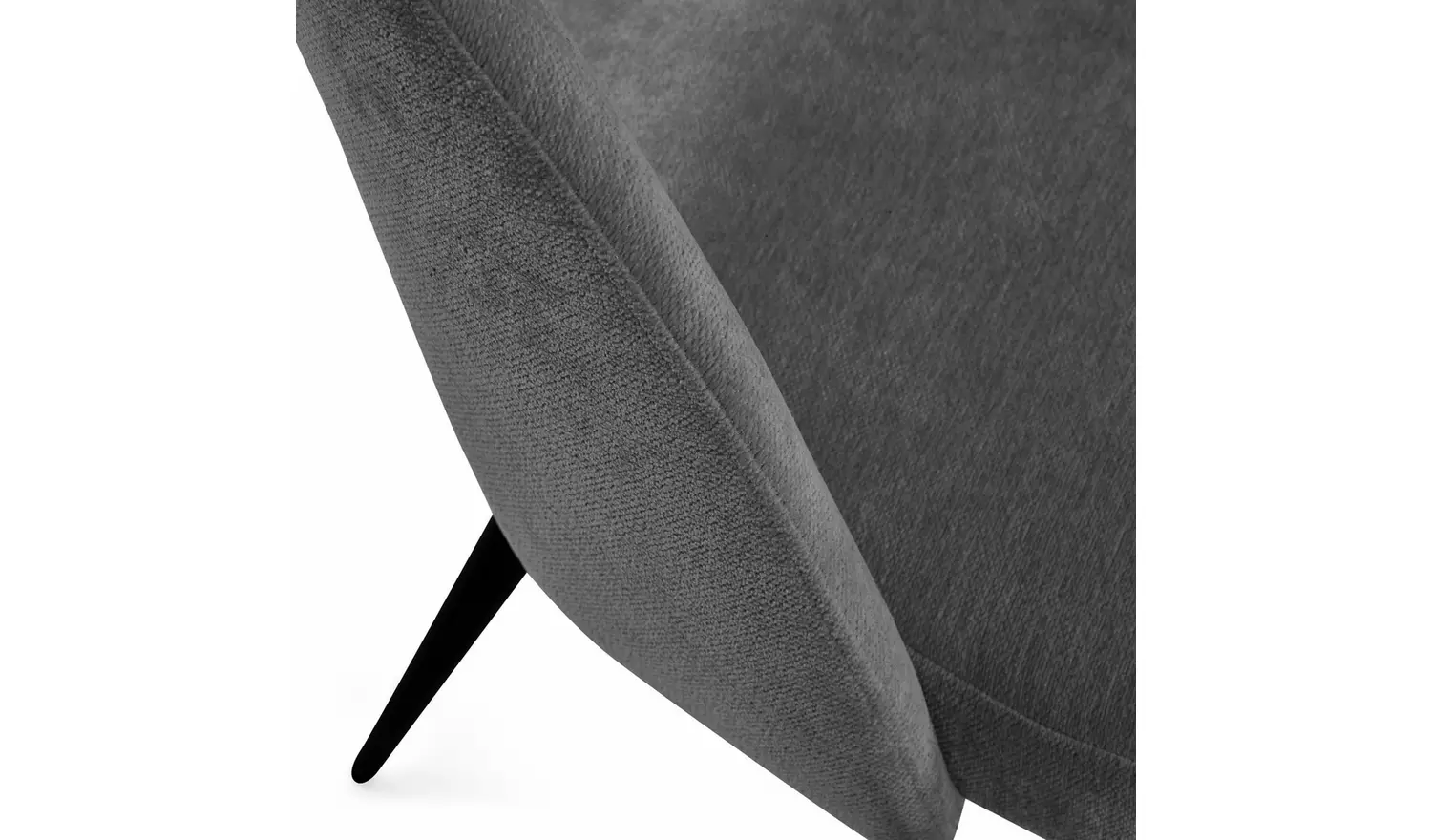 Julian Bowen Ella Pair of Fabric Dining Chair - Grey
