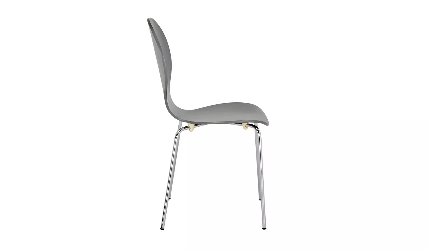 Habitat Bentwood Metal Dining Chair - Jet Grey