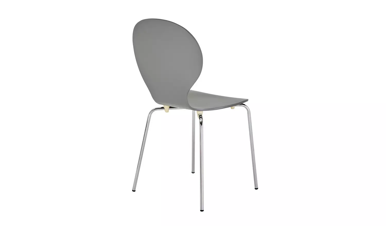 Habitat Bentwood Metal Dining Chair - Jet Grey