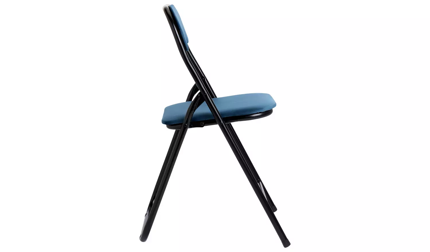 Argos Home Nyla Velvet Folding Dining Chair - Blue