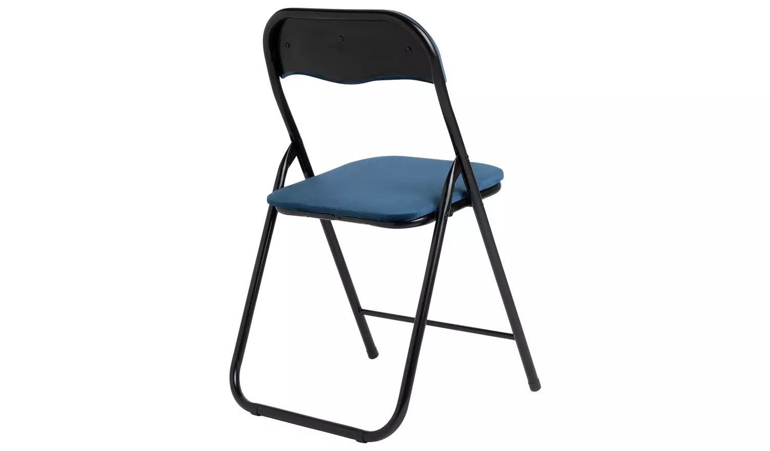 Argos Home Nyla Velvet Folding Dining Chair - Blue
