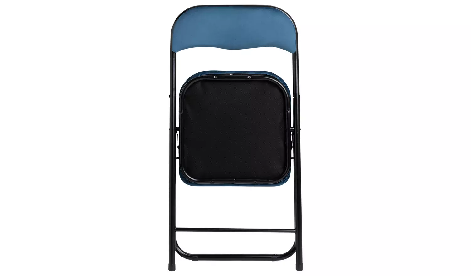 Argos Home Nyla Velvet Folding Dining Chair - Blue