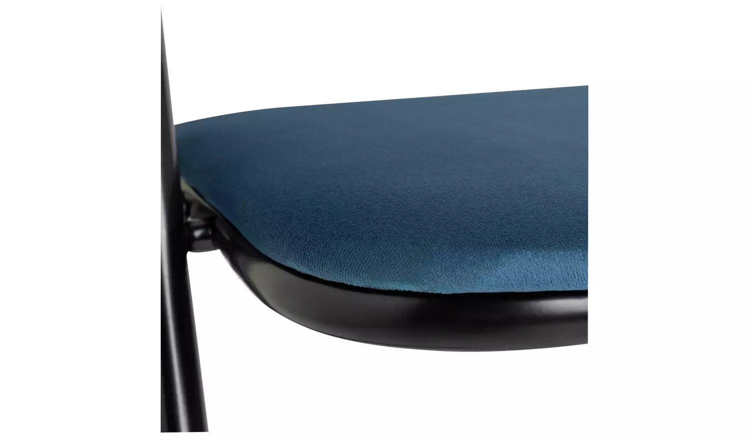 Argos Home Nyla Velvet Folding Dining Chair - Blue