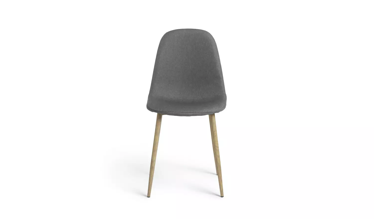 Habitat Beni Pair of Fabric Chairs - Grey