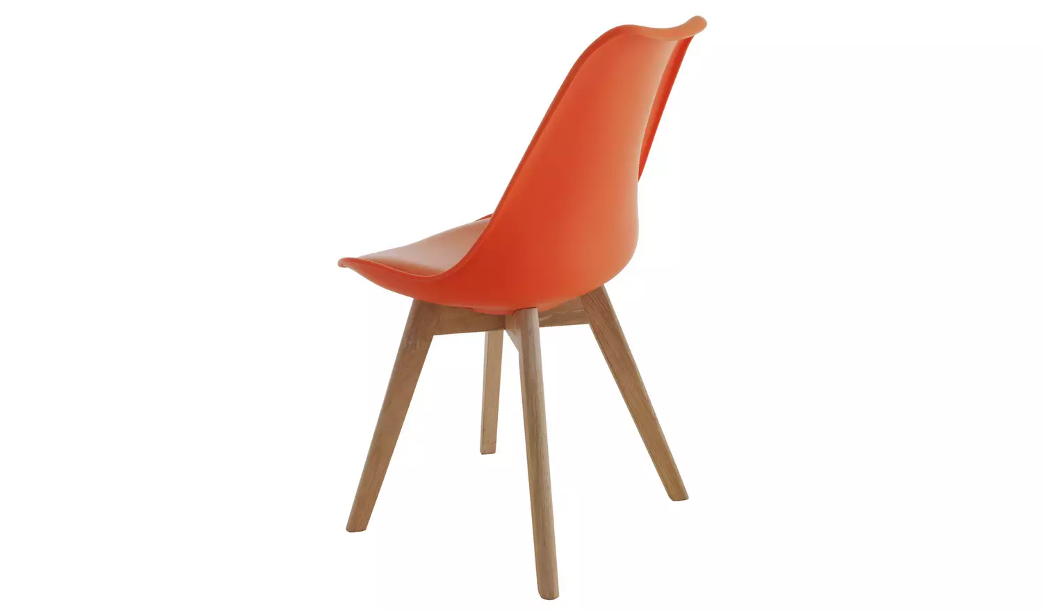 Habitat Jerry Pair of Dining Chair - Orange