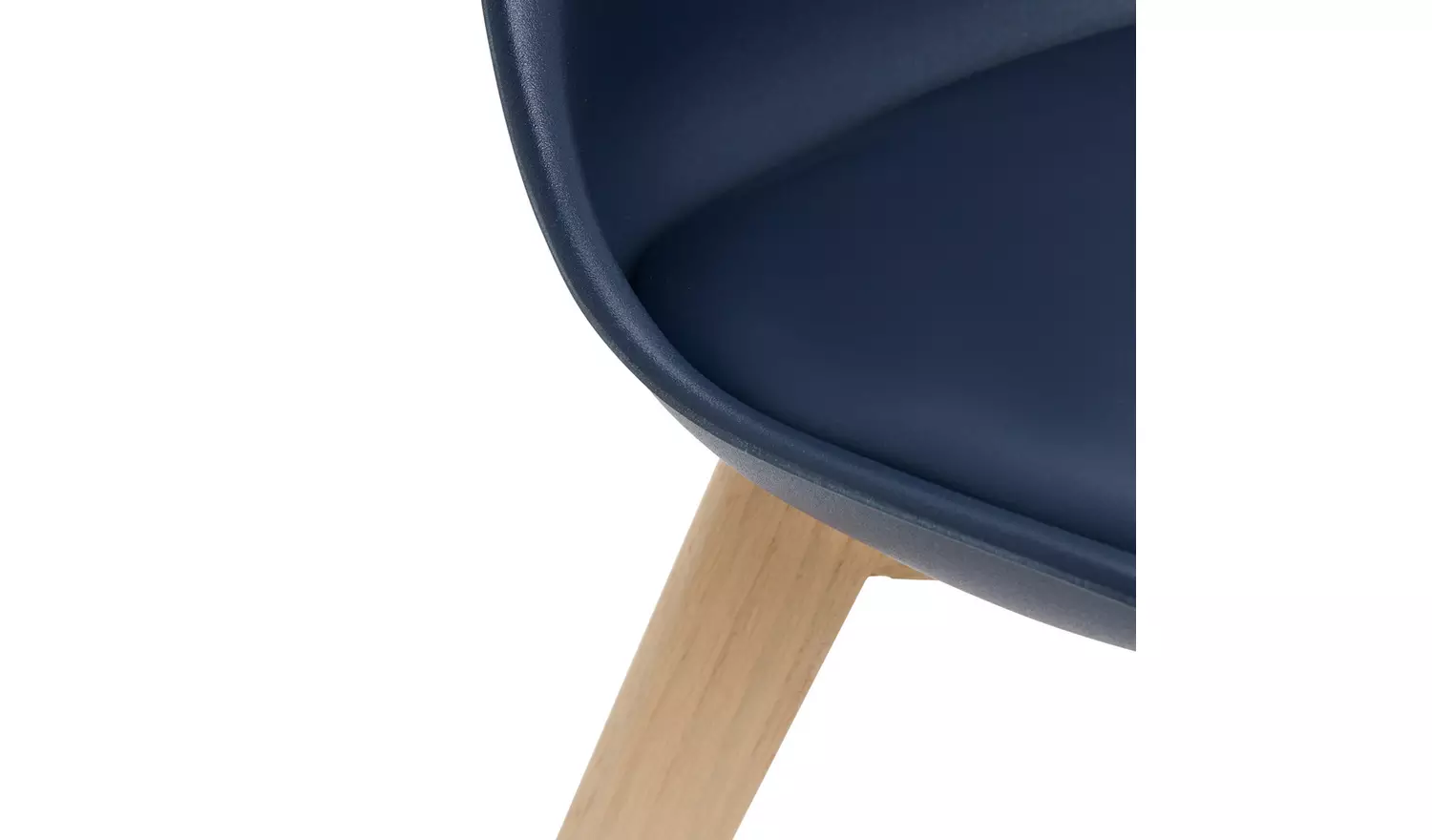 Habitat Jerry Pair of Dining Chair - Navy Blue