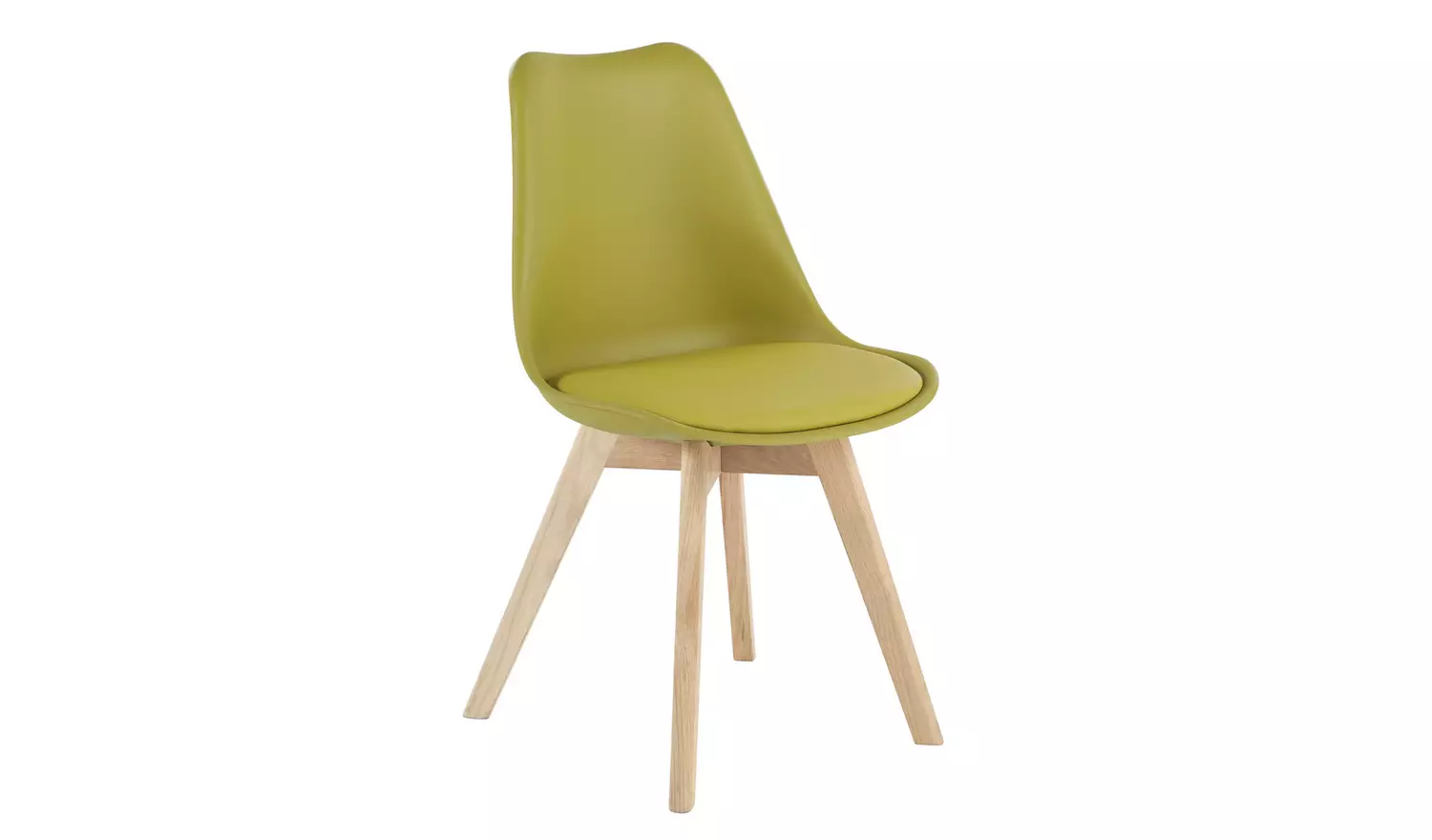 Habitat Jerry Pair of Dining Chair - Yellow