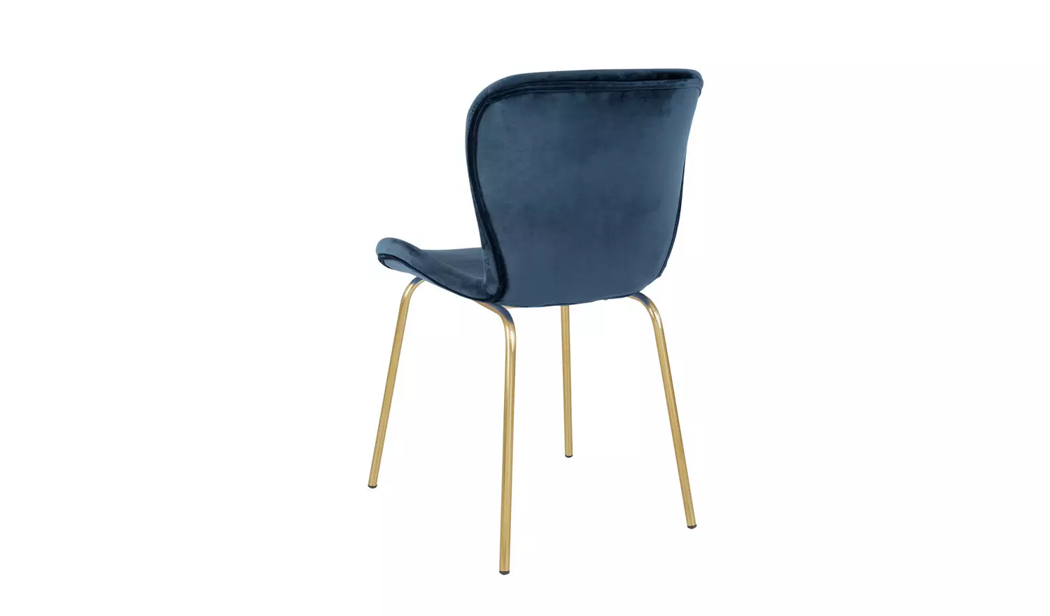 Habitat Etta Pair of Velvet Dining Chair - Blue