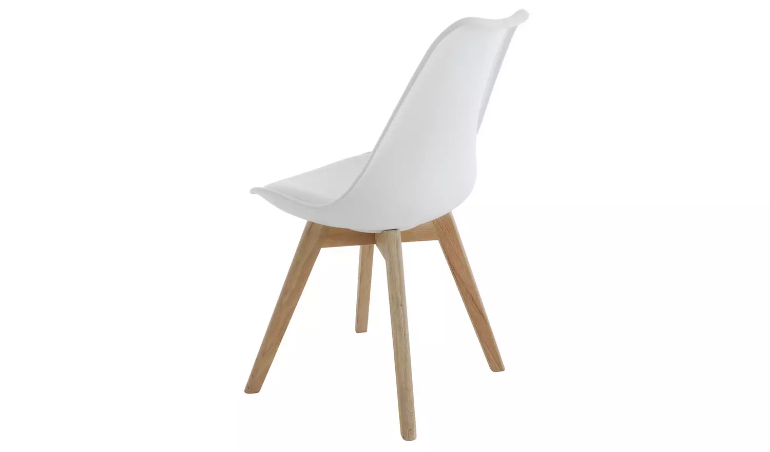 Habitat Jerry Pair of Dining Chair - White