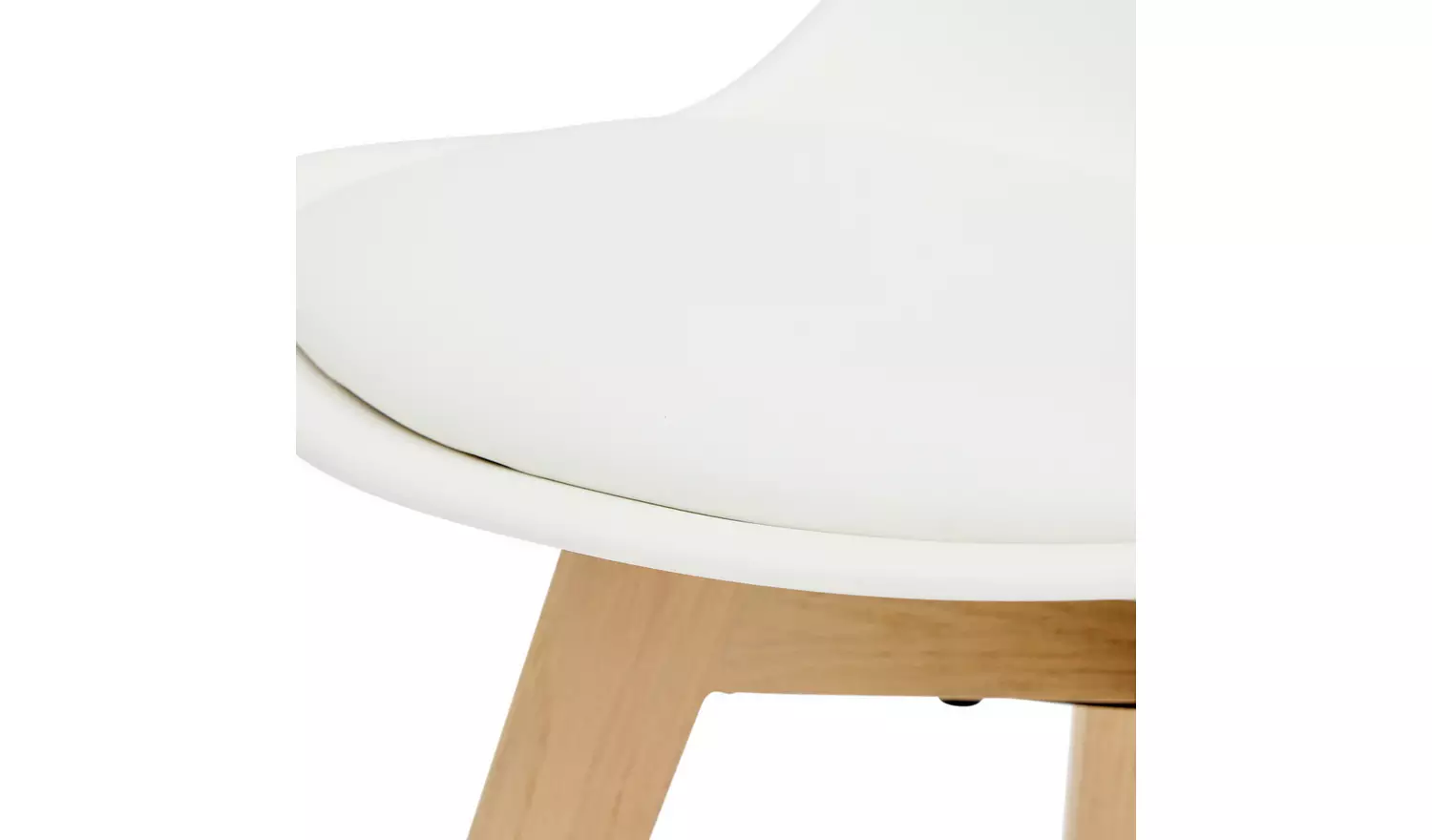 Habitat Jerry Pair of Dining Chair - White