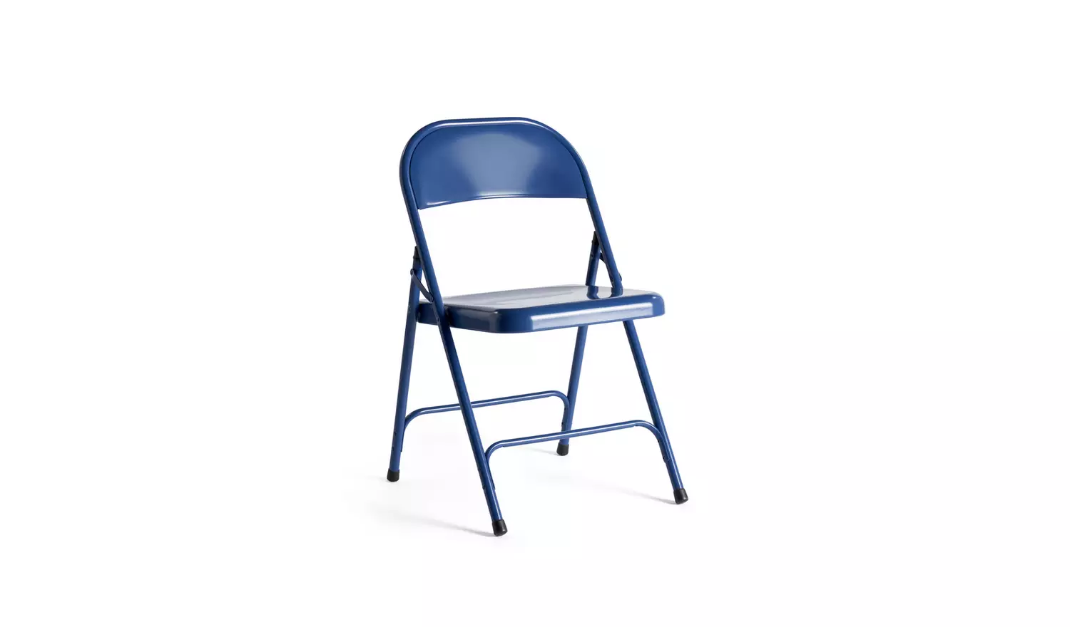 Habitat Macadam Metal Folding Chair - Blue
