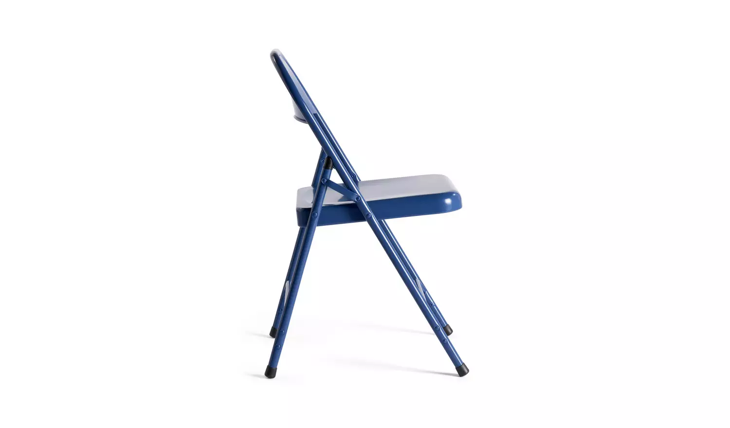 Habitat Macadam Metal Folding Chair - Blue
