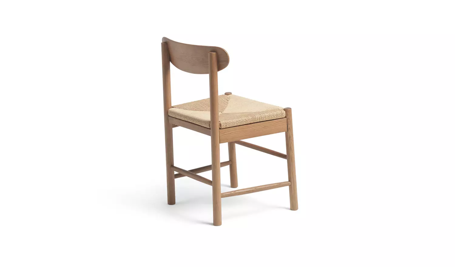 Habitat Hanna Pair of 2 Oak Dining Chairs - Natural
