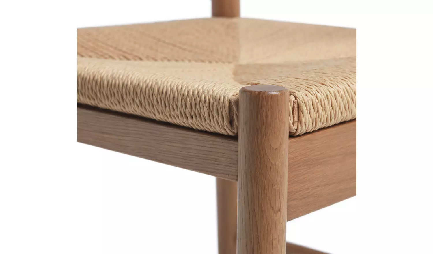 Habitat Hanna Pair of 2 Oak Dining Chairs - Natural