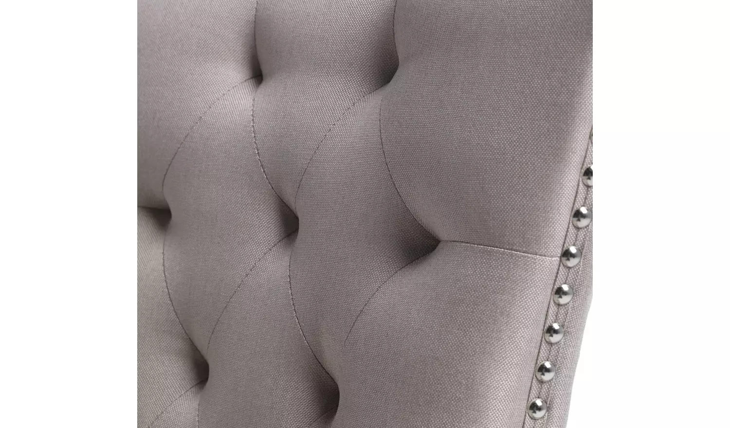 Argos Home Geneva Pair of Fabric Dining Chairs - Beige