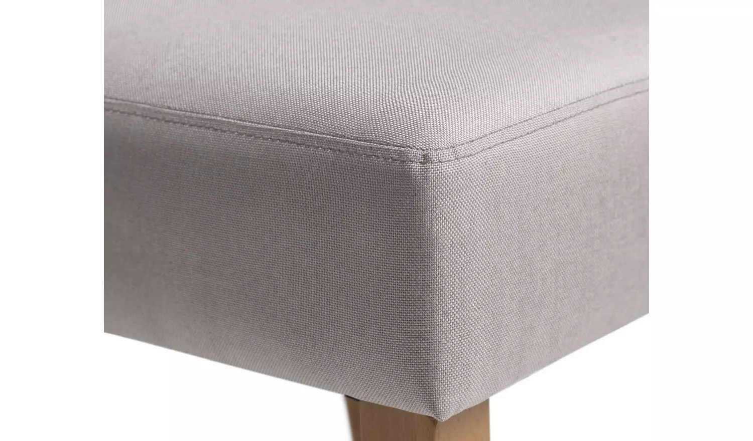 Argos Home Geneva Pair of Fabric Dining Chairs - Beige