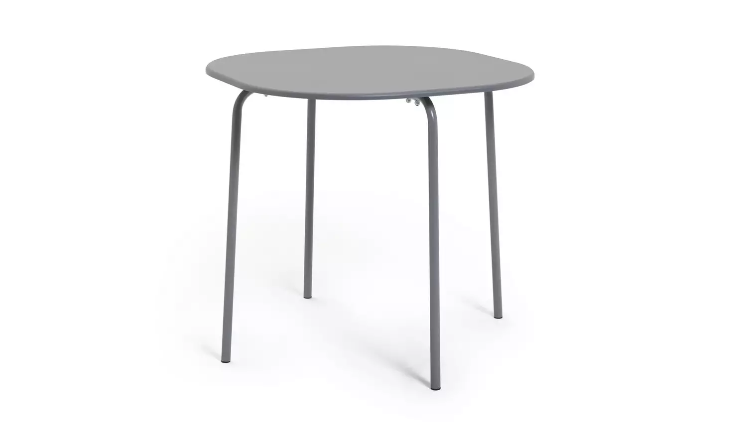 Habitat Jayla Metal Grey Dining Table & 4 Grey Chairs
